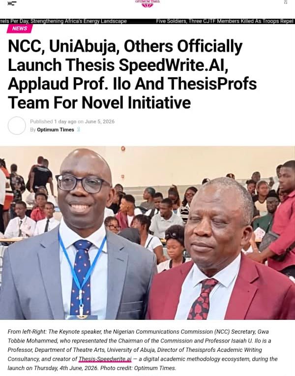 Vanguard: UniAbuja set to unveil AI research platform to revolutionise thesis writing in African varsities