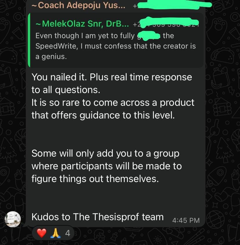 Community member review