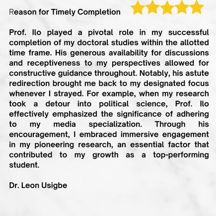 Student Testimonial