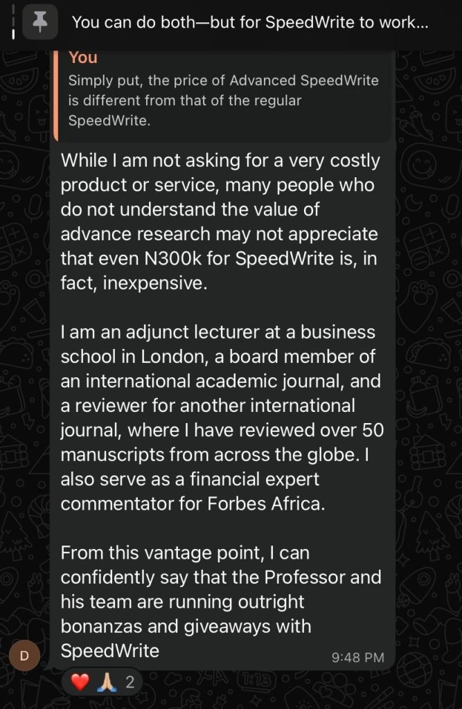 Community member review