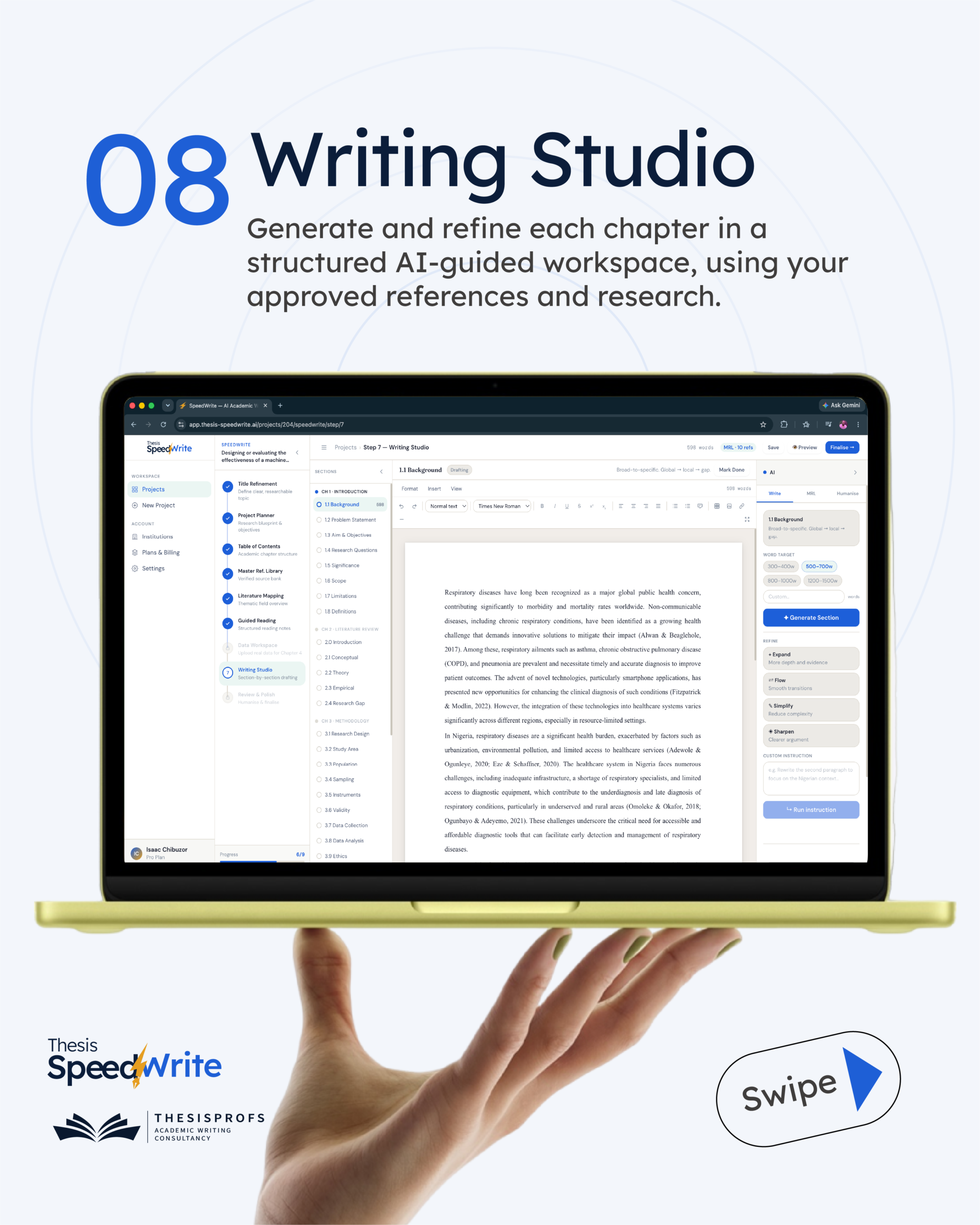 Thesis SpeedWrite process slide 9